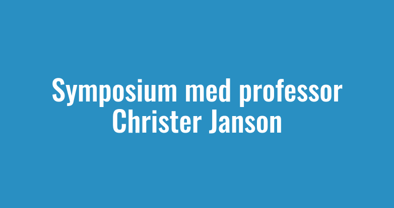 Christer Janson - Symposium SLMF 2026