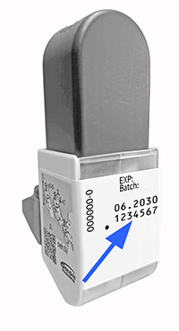 The batch number can also be found in the inhaler.