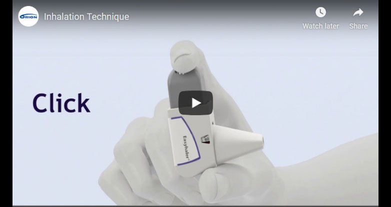 Video: Easyhaler® inhalation technique