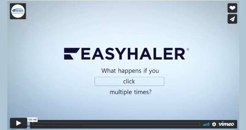 Video: Easyhaler<sup>®</sup>: When you click more than once
