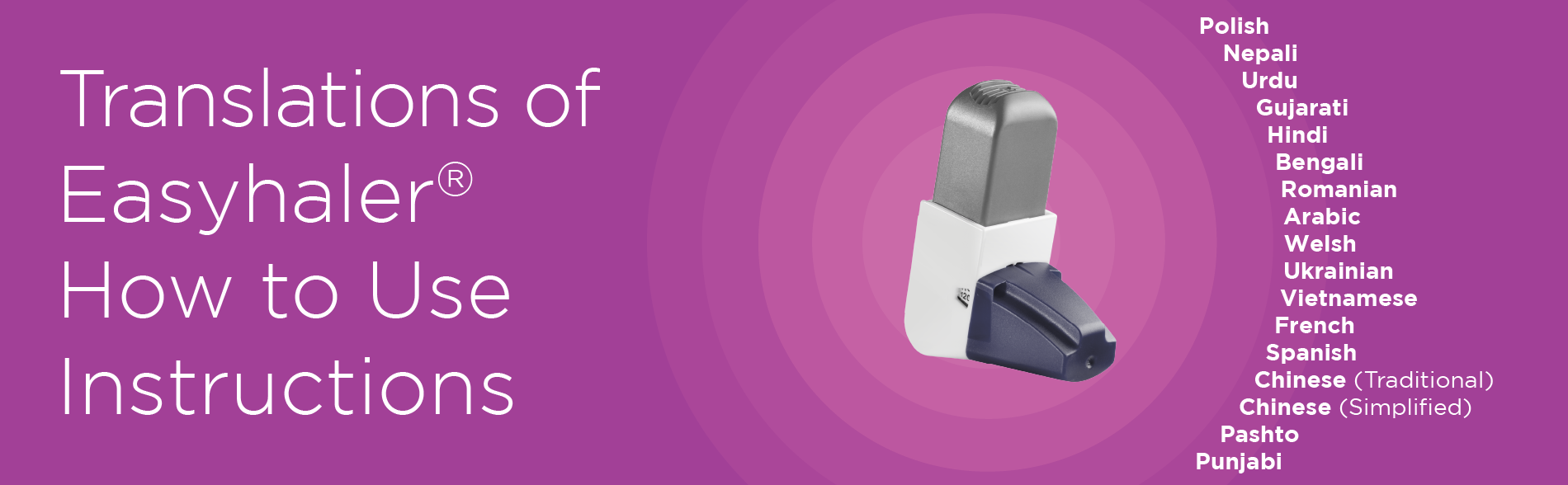 How to use Easyhaler<sup>®</sup>